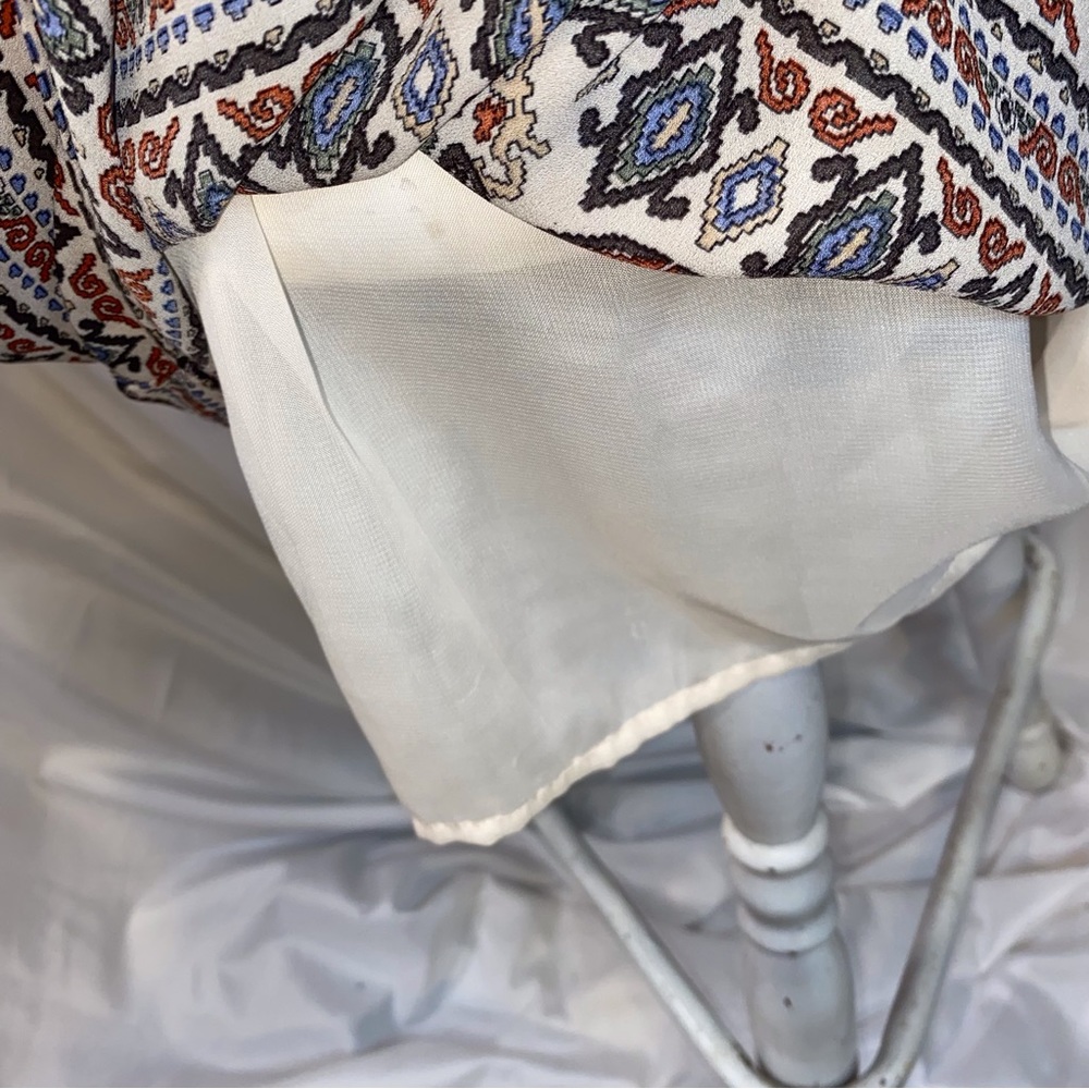 Umgee Fall Colored Aztec Print Elastic Waist Full… - image 8